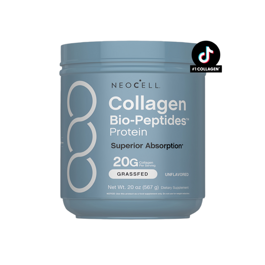 NeoCell Collagen Peptides Powder | 20oz | Super Hair, Skin, and Nails | Superior Absorption | Grassfed Protein Supplement | Advanced with 18 Essential Amino Acids